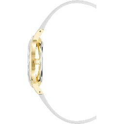 White Plastic Dress Watch