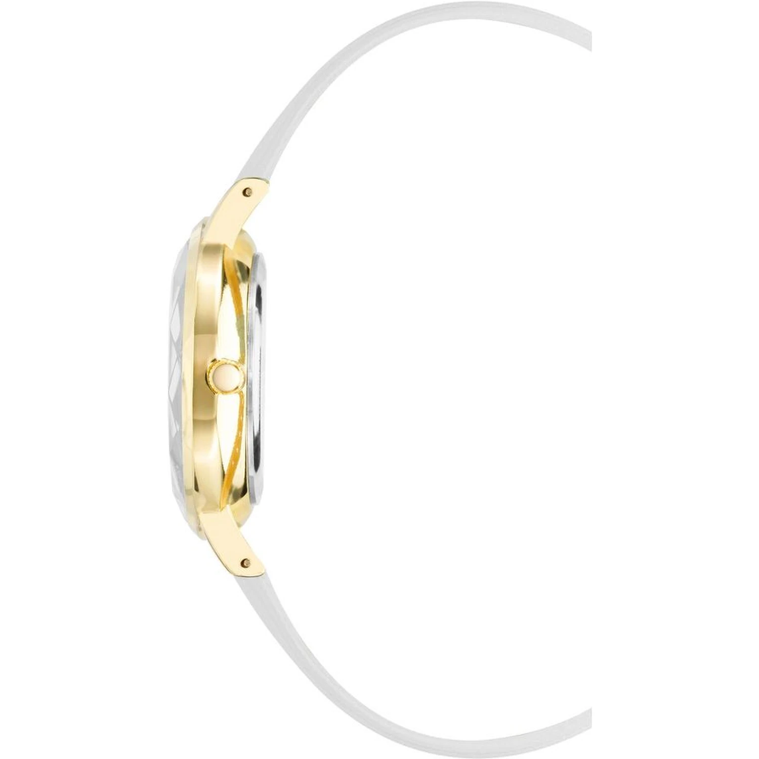 White Plastic Dress Watch