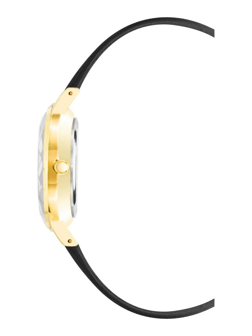 Black Plastic Dress Watch