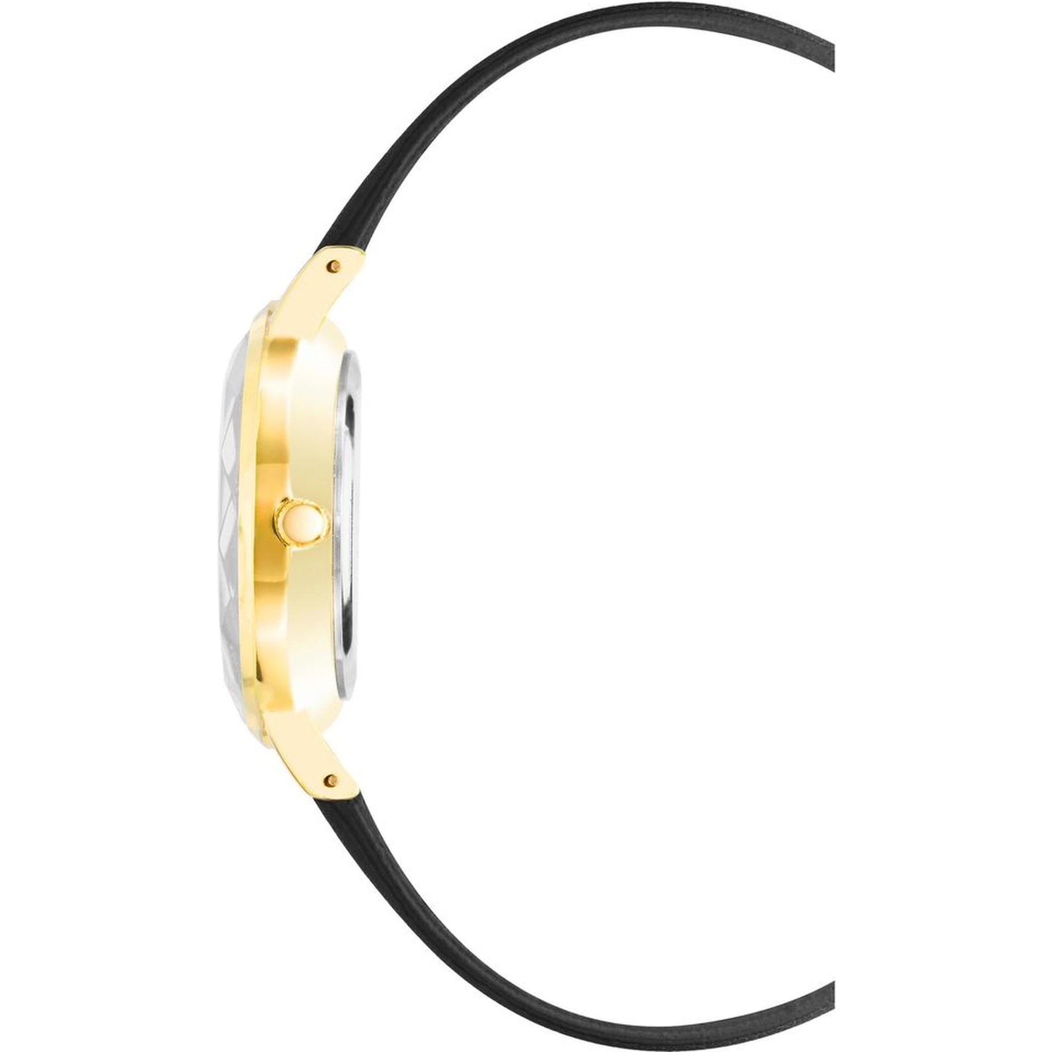 Black Plastic Dress Watch