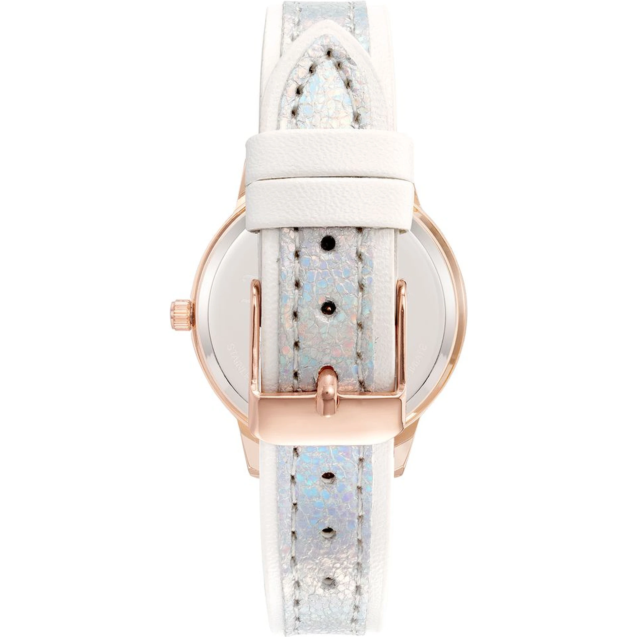 White Plastic Dress Watch
