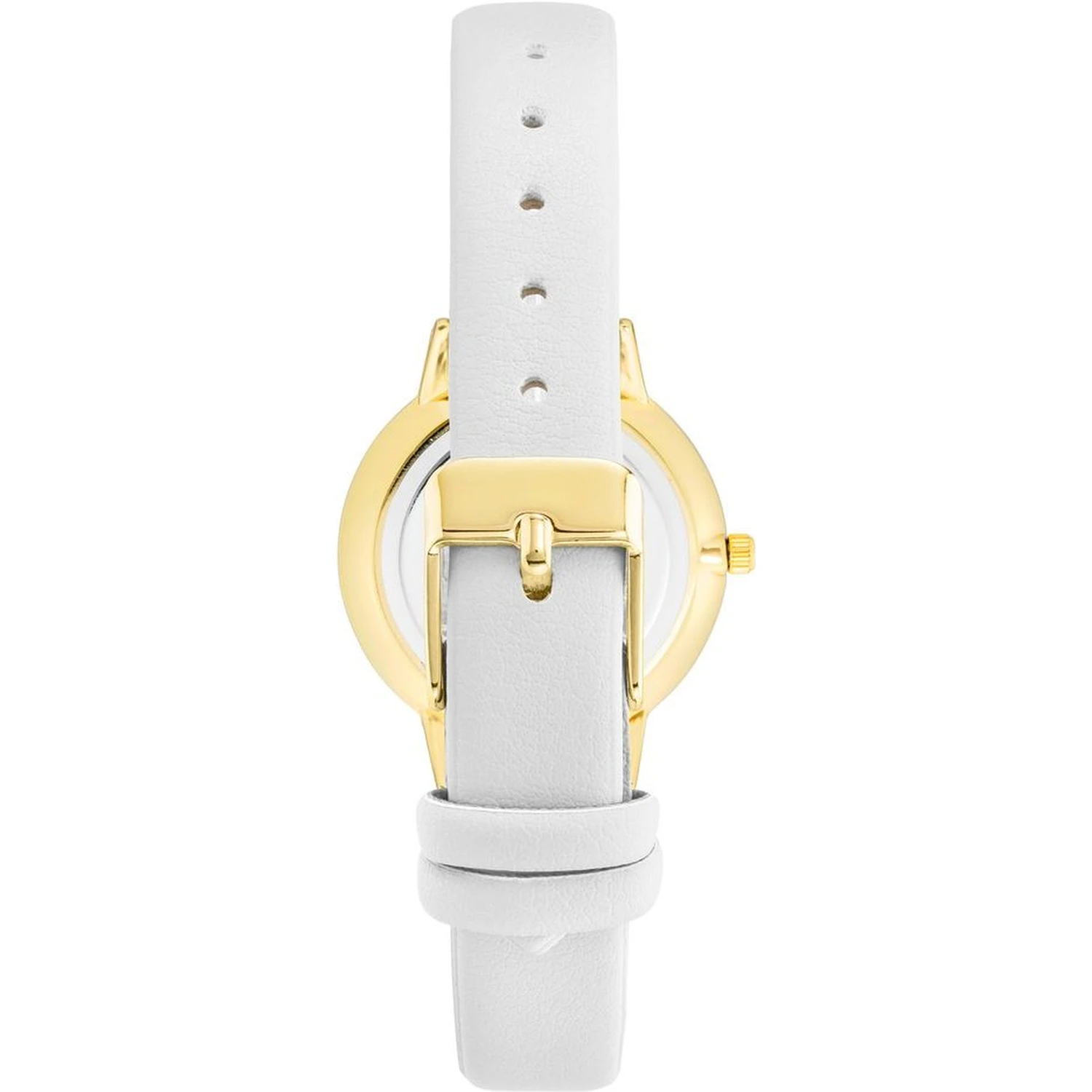 White Plastic Dress Watch
