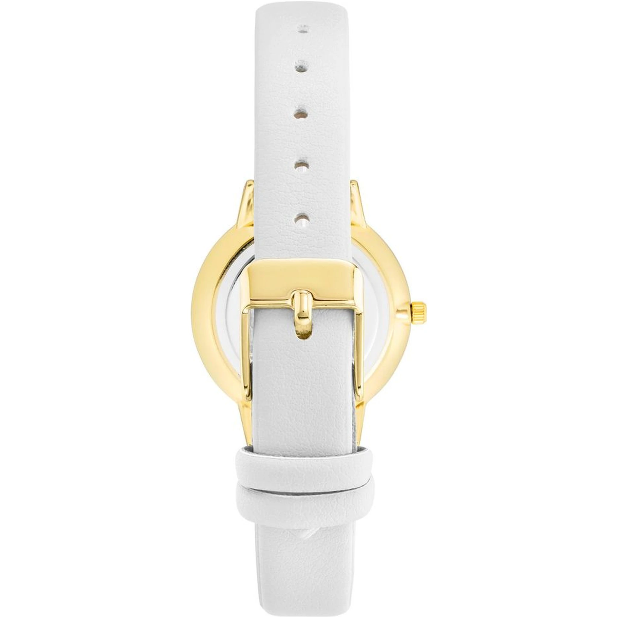 White Plastic Dress Watch