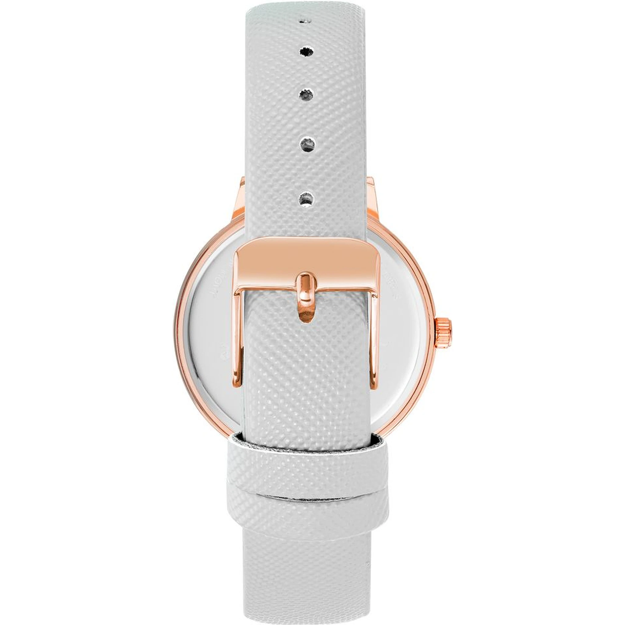 White Plastic Dress Watch