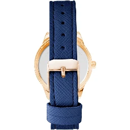 Blue Plastic Dress Watch