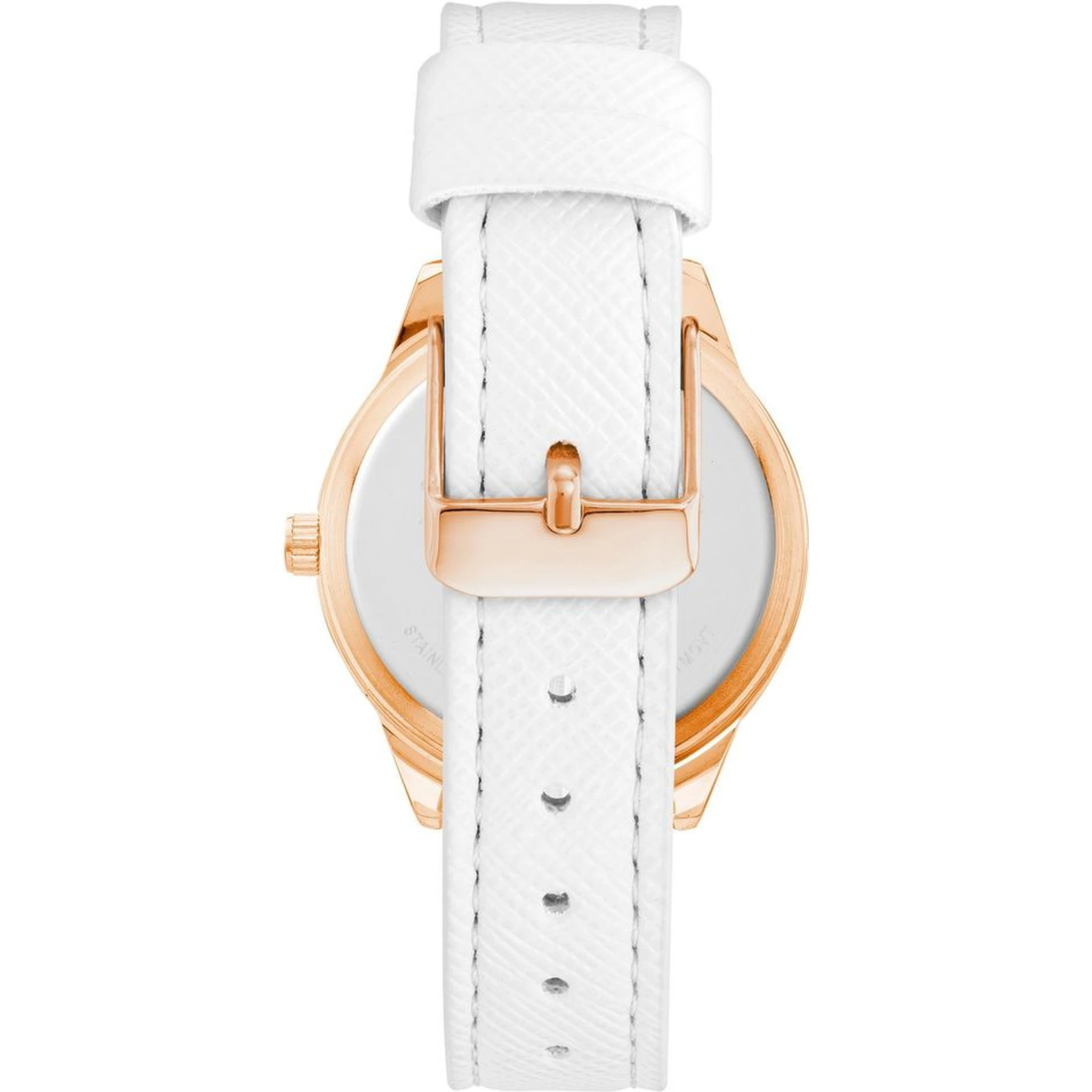 White Plastic Dress Watch