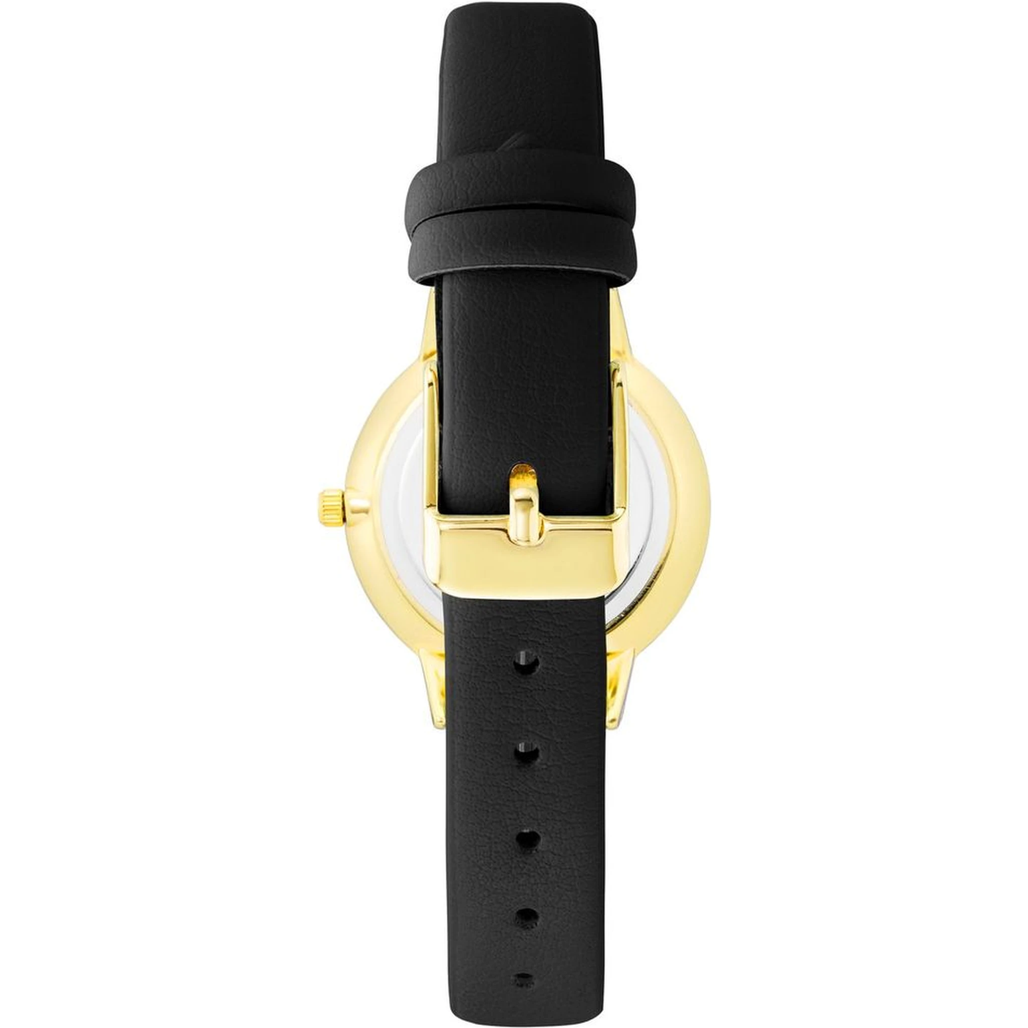 Black Plastic Dress Watch