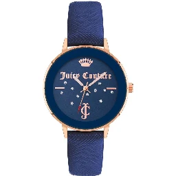 Blue Plastic Dress Watch