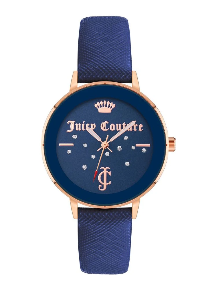 Blue Plastic Dress Watch