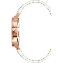 White Plastic Dress Watch