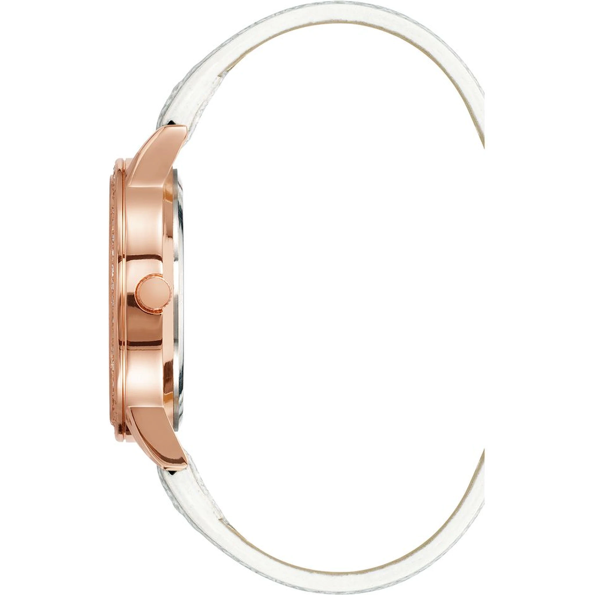 White Plastic Dress Watch