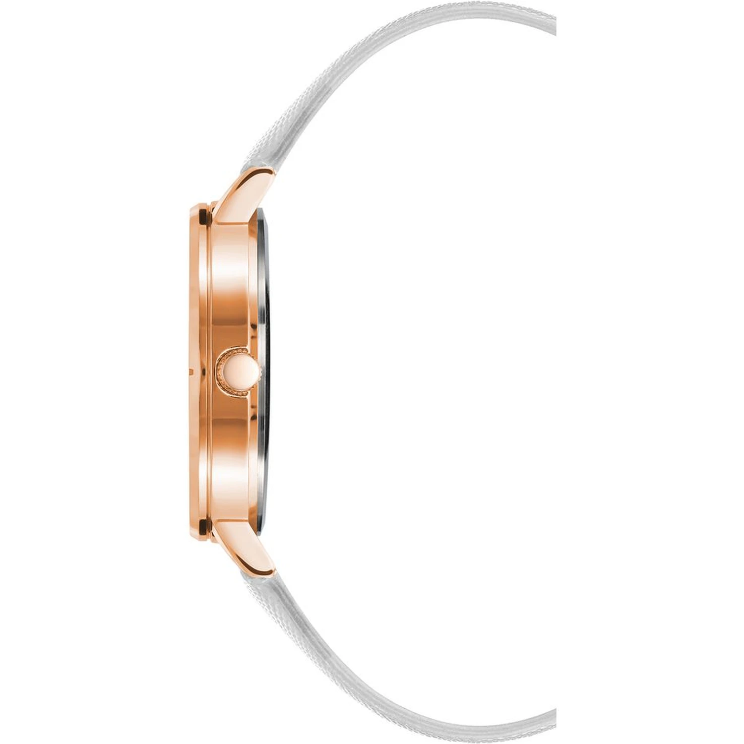 White Plastic Dress Watch