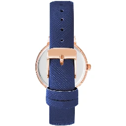 Blue Plastic Dress Watch