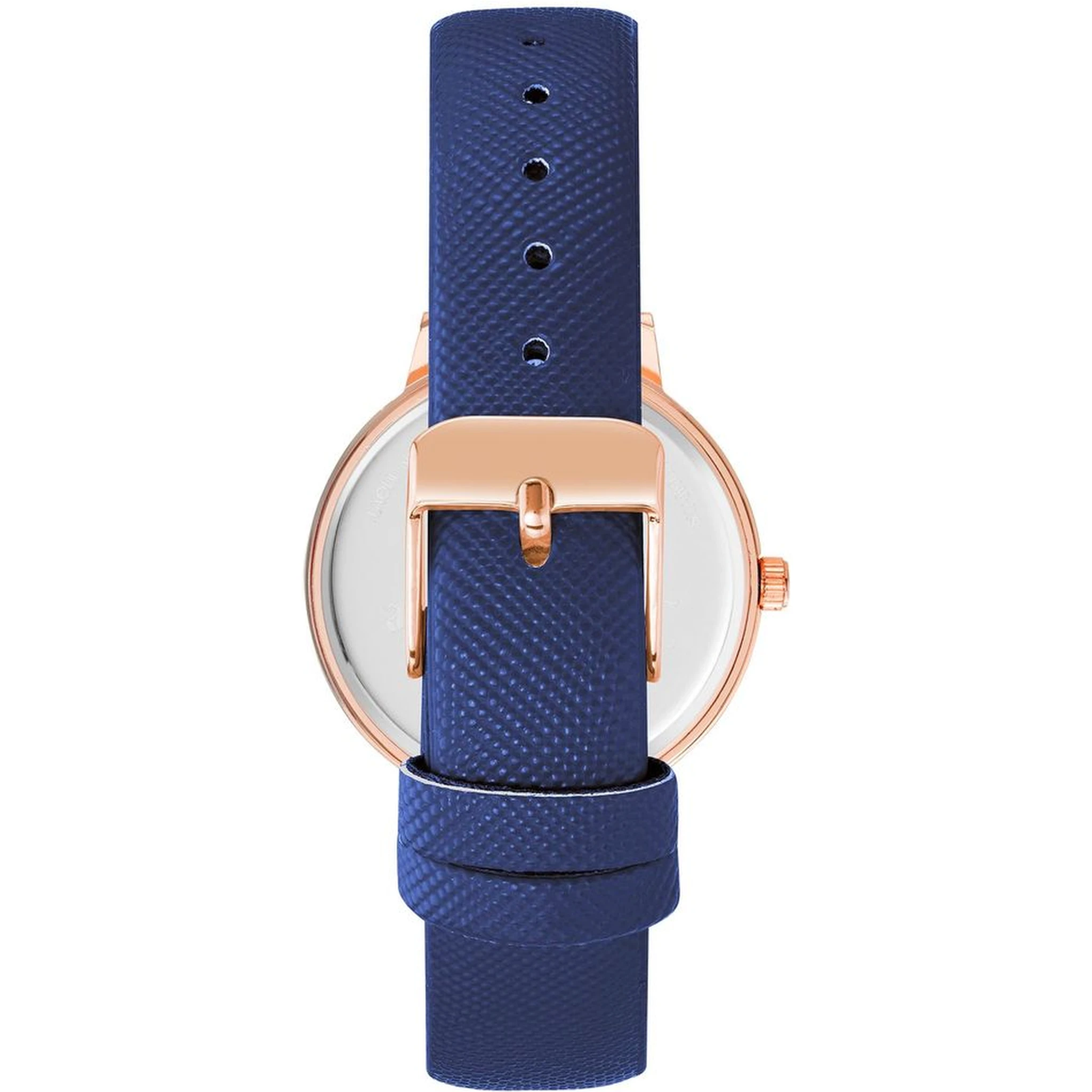 Blue Plastic Dress Watch