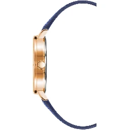 Blue Plastic Dress Watch