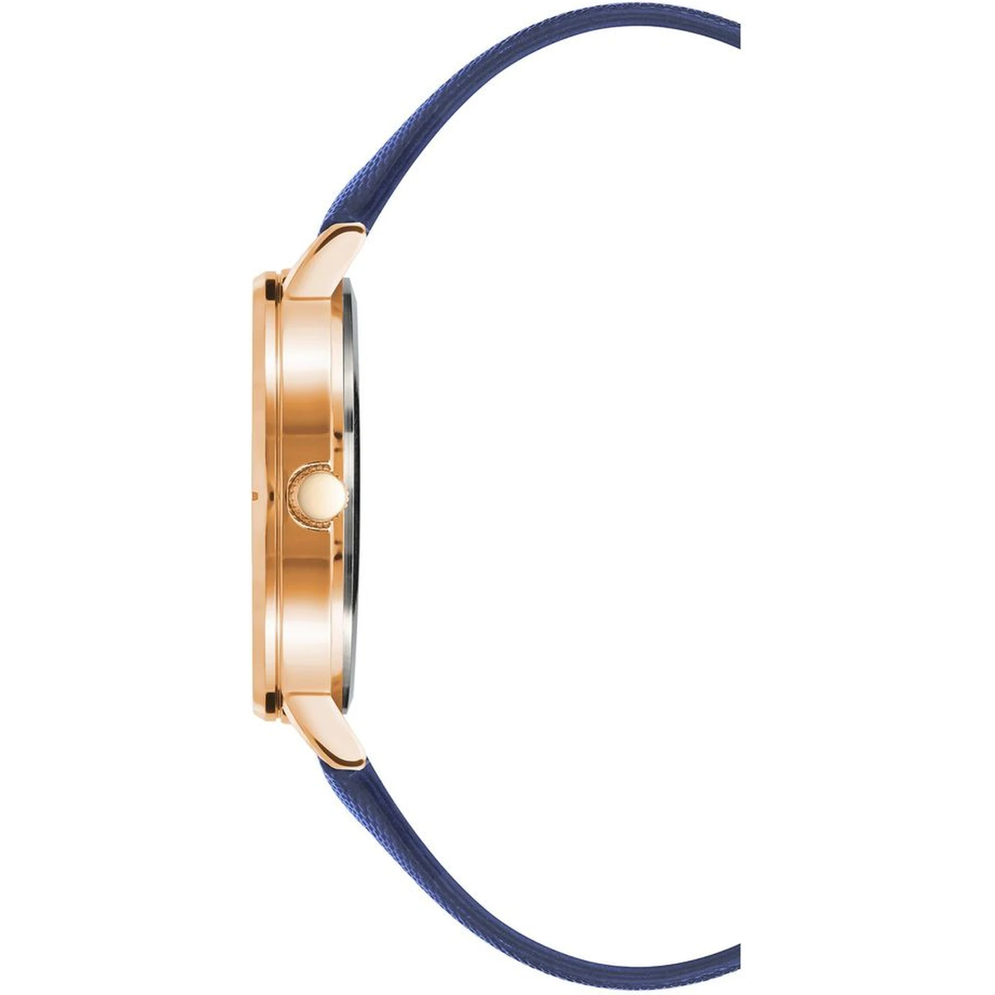 Blue Plastic Dress Watch