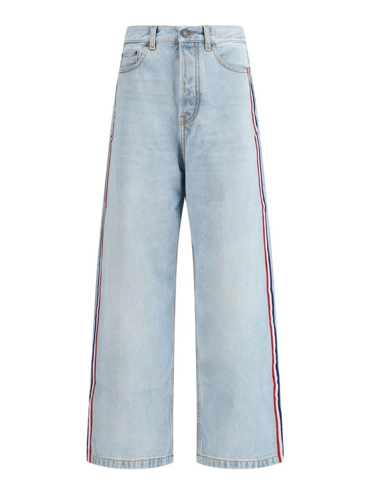 Light Blue Cotton Jeans Denim