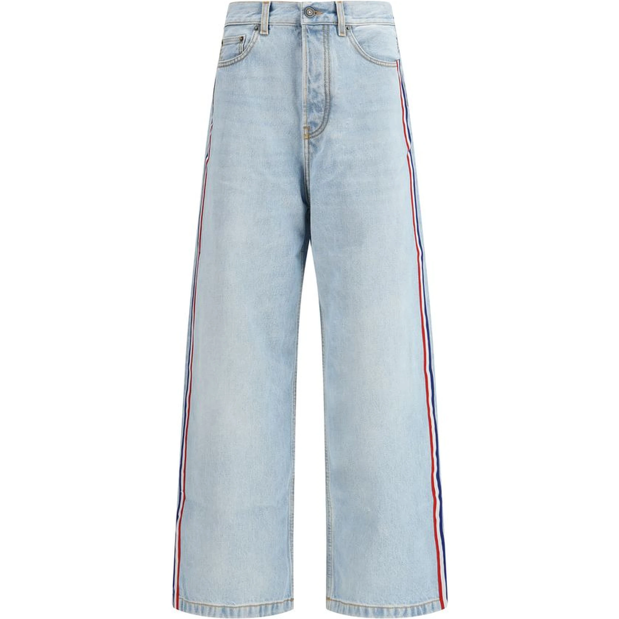 Light Blue Cotton Jeans Denim