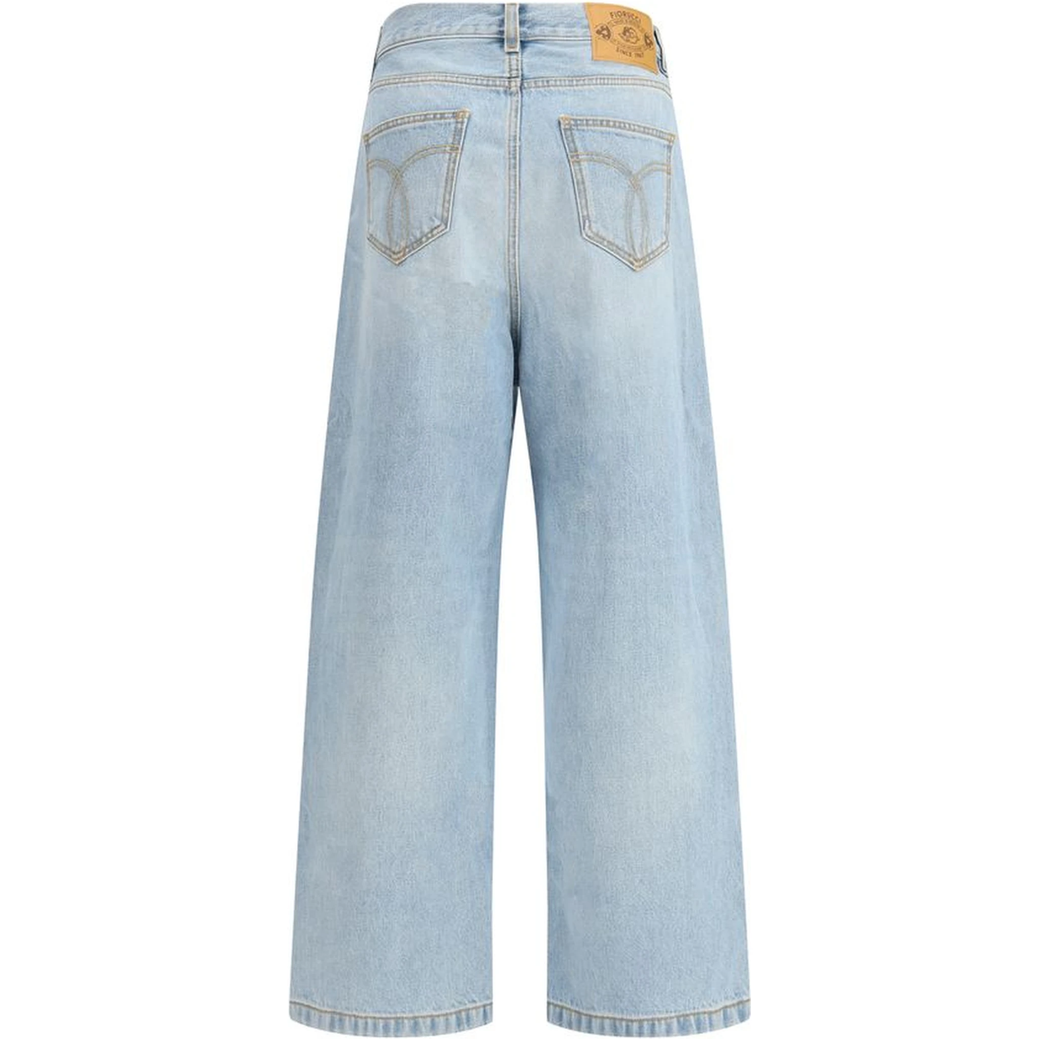Light Blue Cotton Jeans Denim