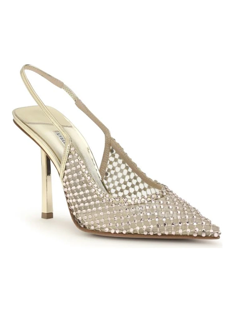 Silver Nylon Platform Pumps alternative