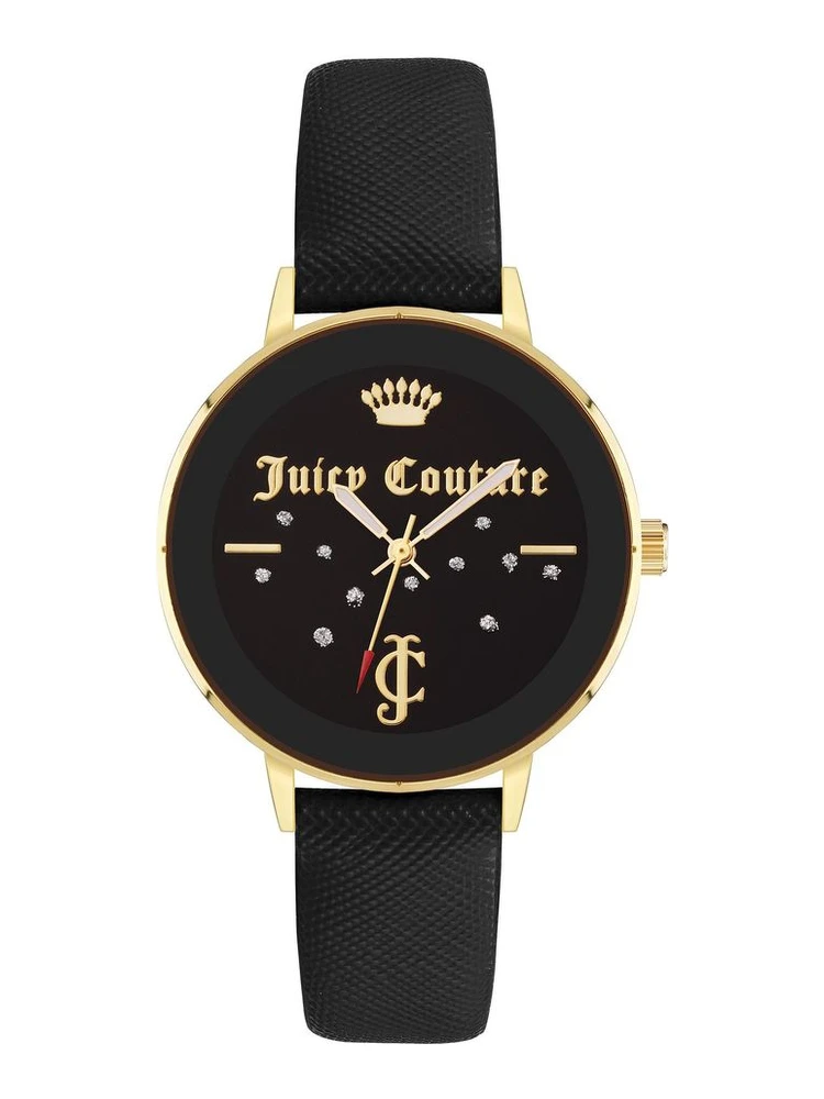 Black Plastic Dress Watch