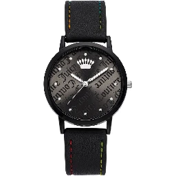 Black Plastic Dress Watch