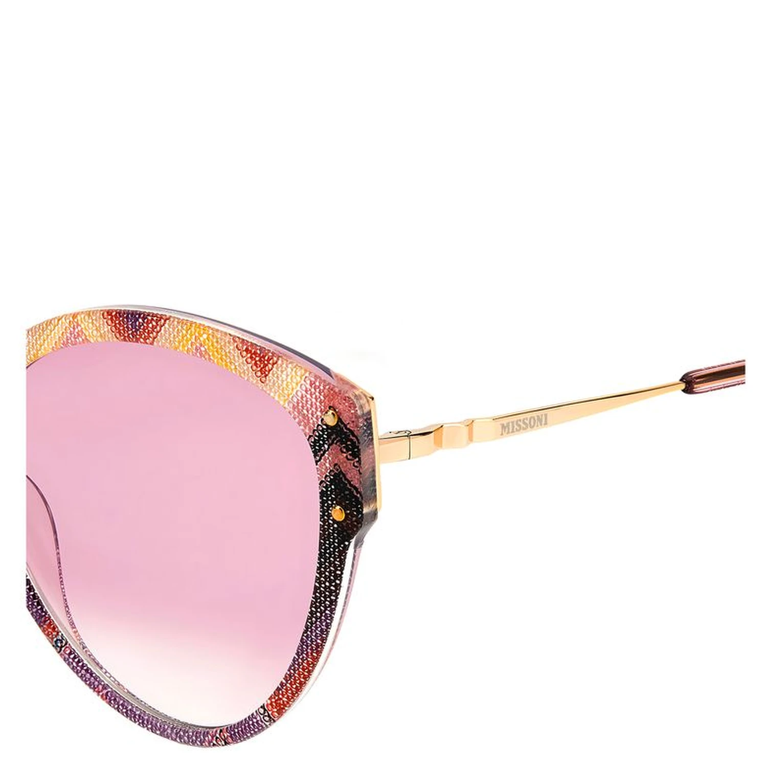 Gold Plastic Sunglasses