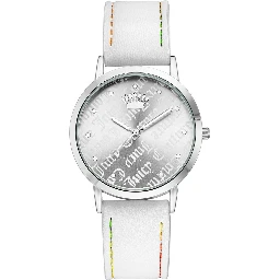 White Plastic Dress Watch