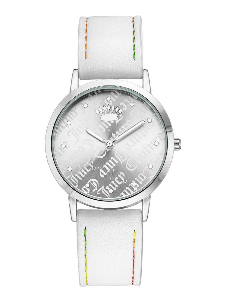 White Plastic Dress Watch