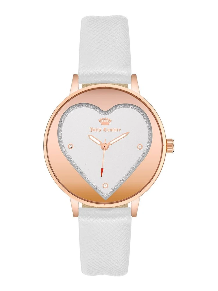 White Plastic Dress Watch