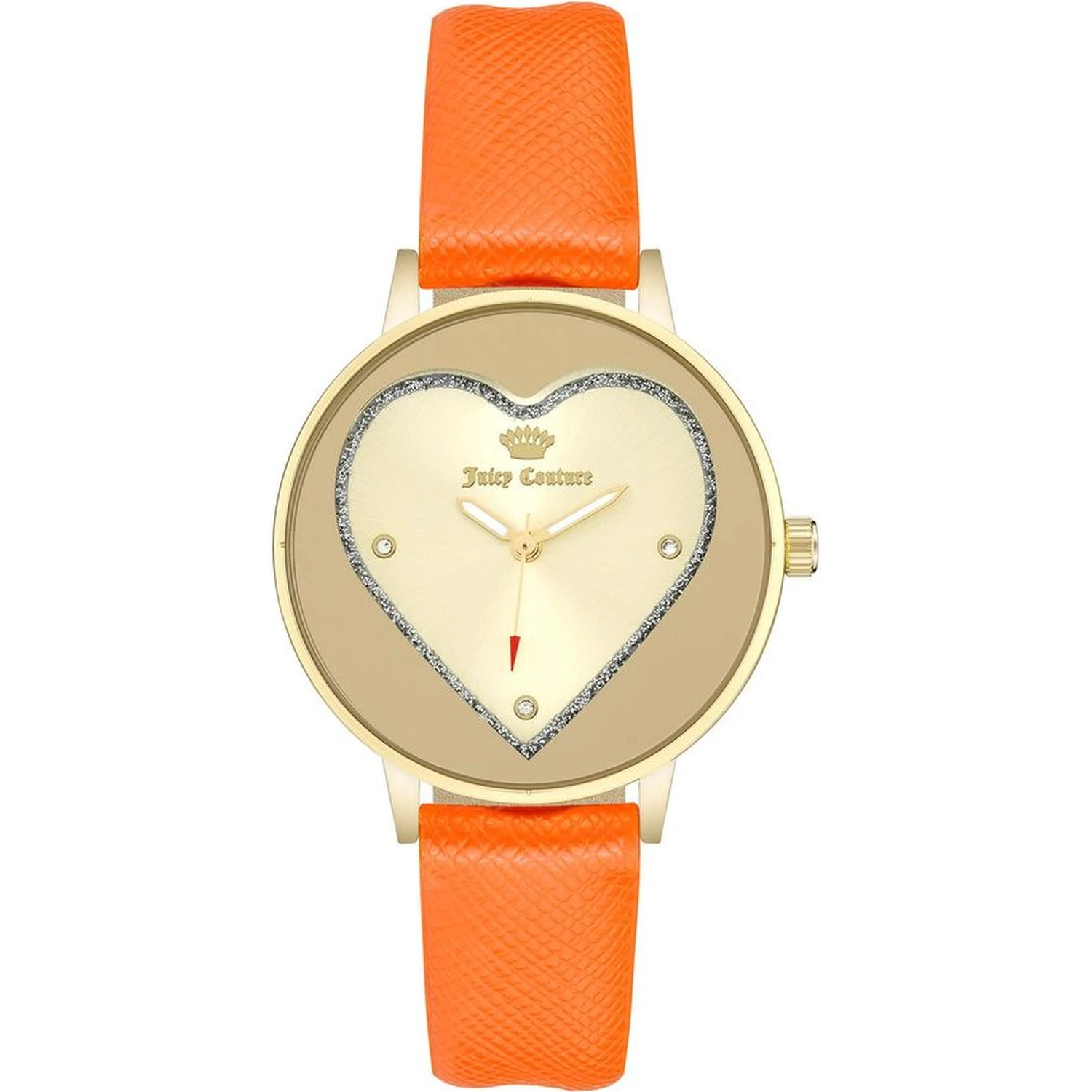 Orange Plastic Dress Watch
