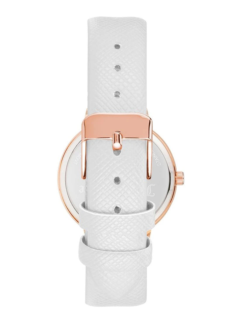 White Plastic Dress Watch