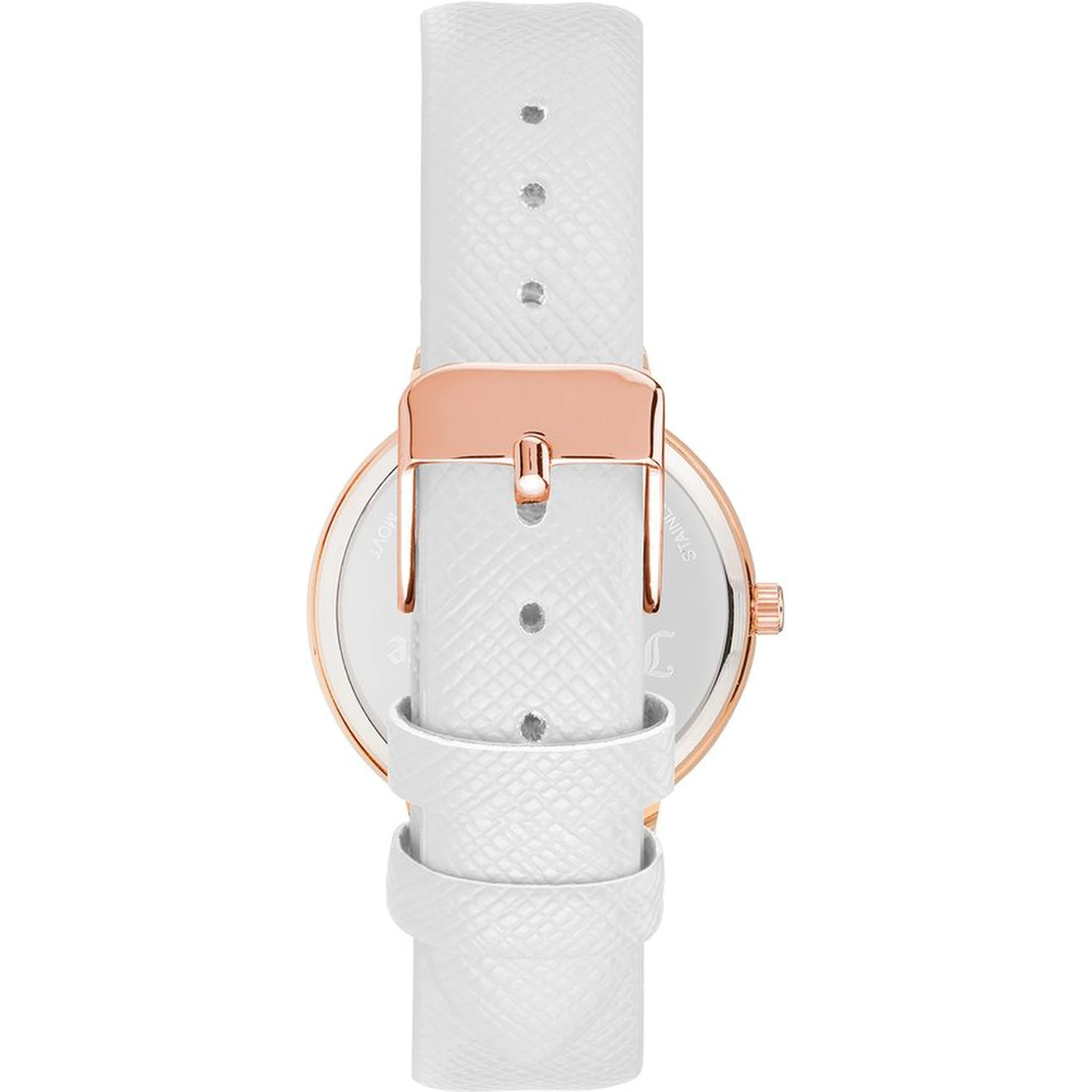 White Plastic Dress Watch