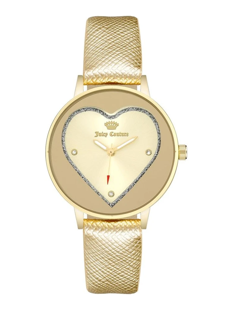 Gold Plastic Dress Watch