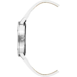 White Plastic Dress Watch