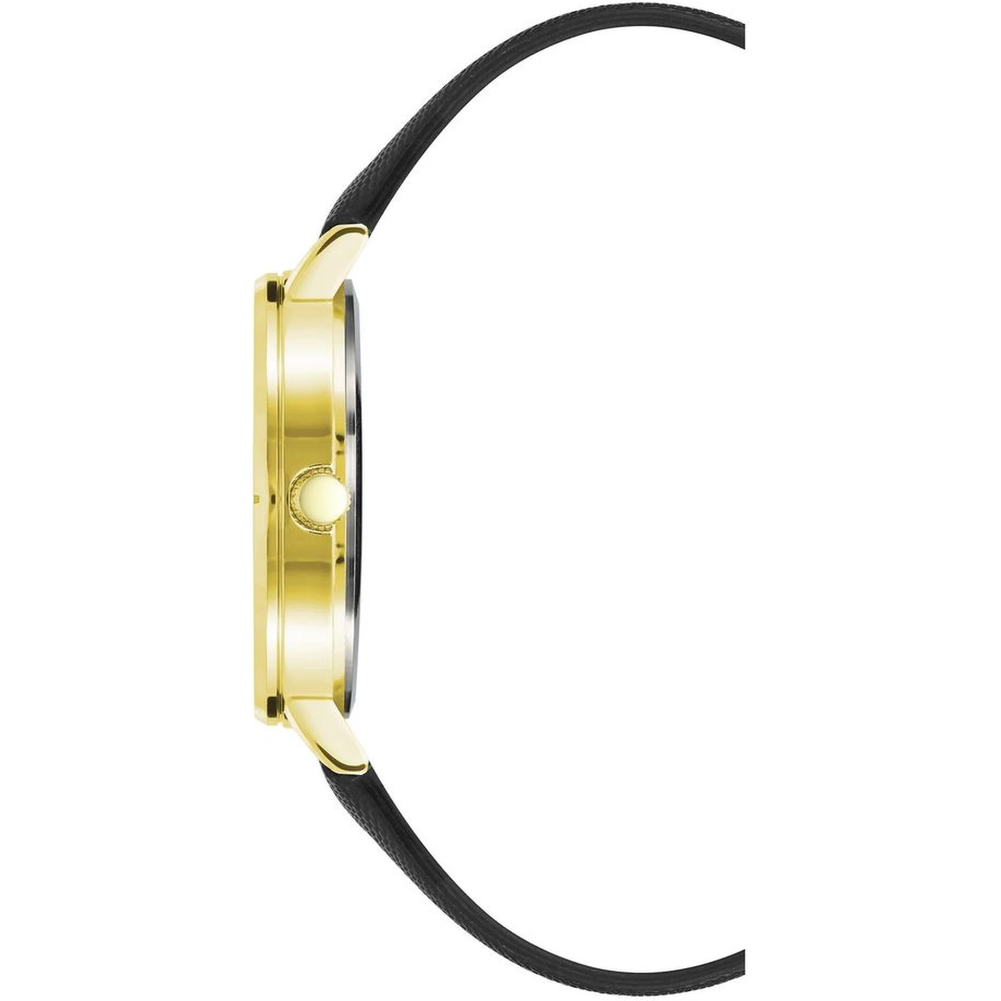 Black Plastic Dress Watch