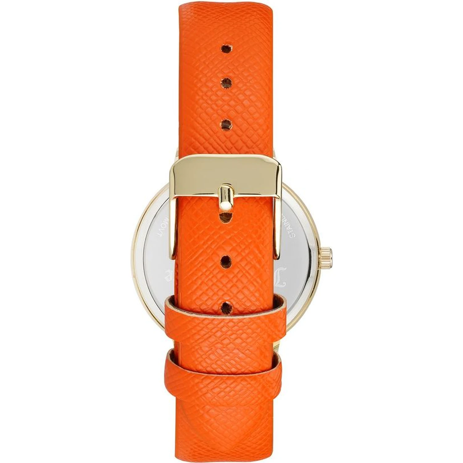 Orange Plastic Dress Watch