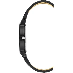 Black Plastic Dress Watch