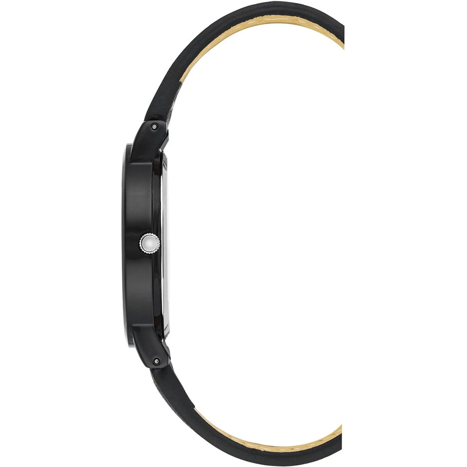 Black Plastic Dress Watch