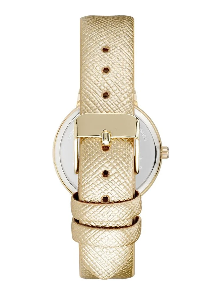 Gold Plastic Dress Watch alternative