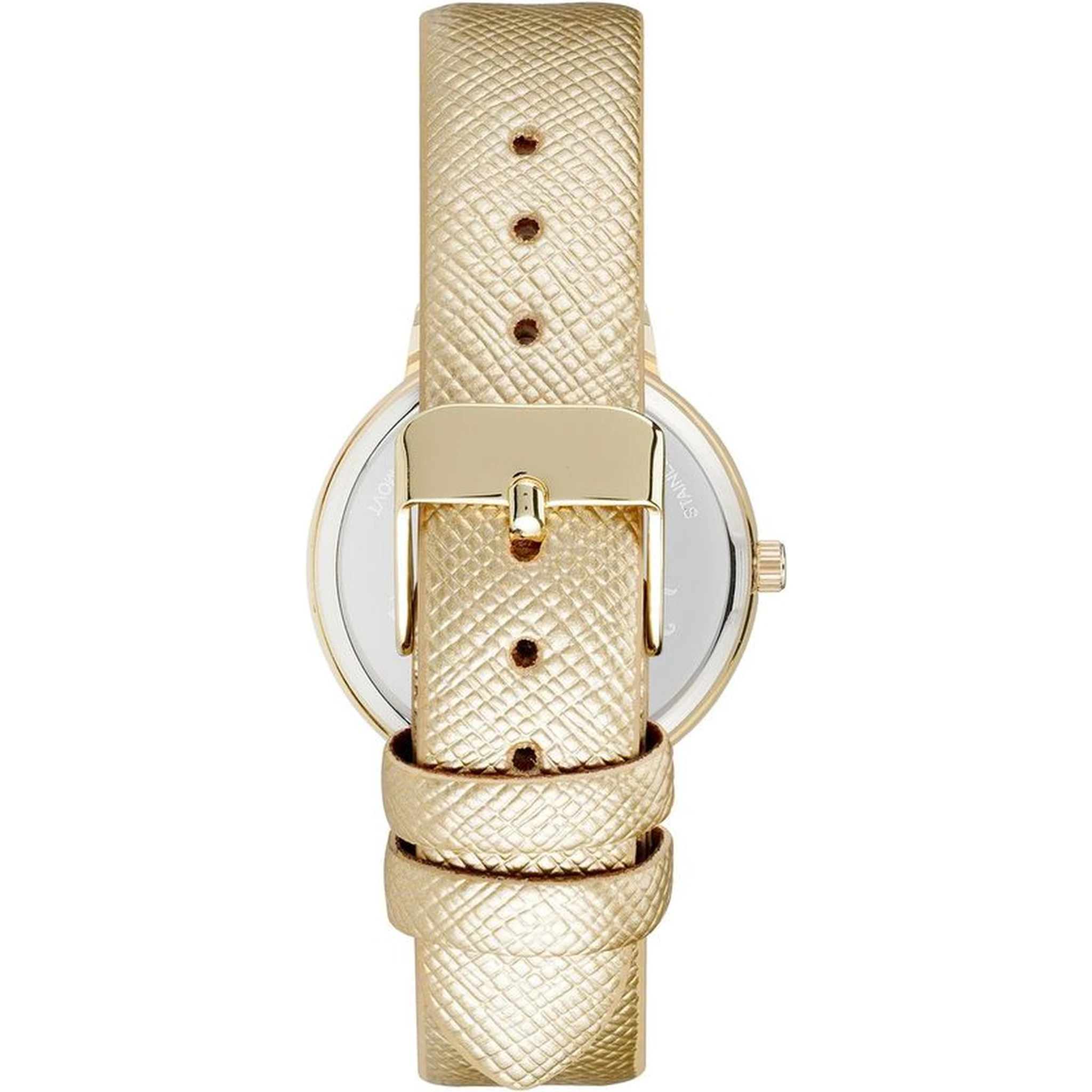 Gold Plastic Dress Watch