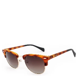 نظارات شمسية معدنية ذهبية