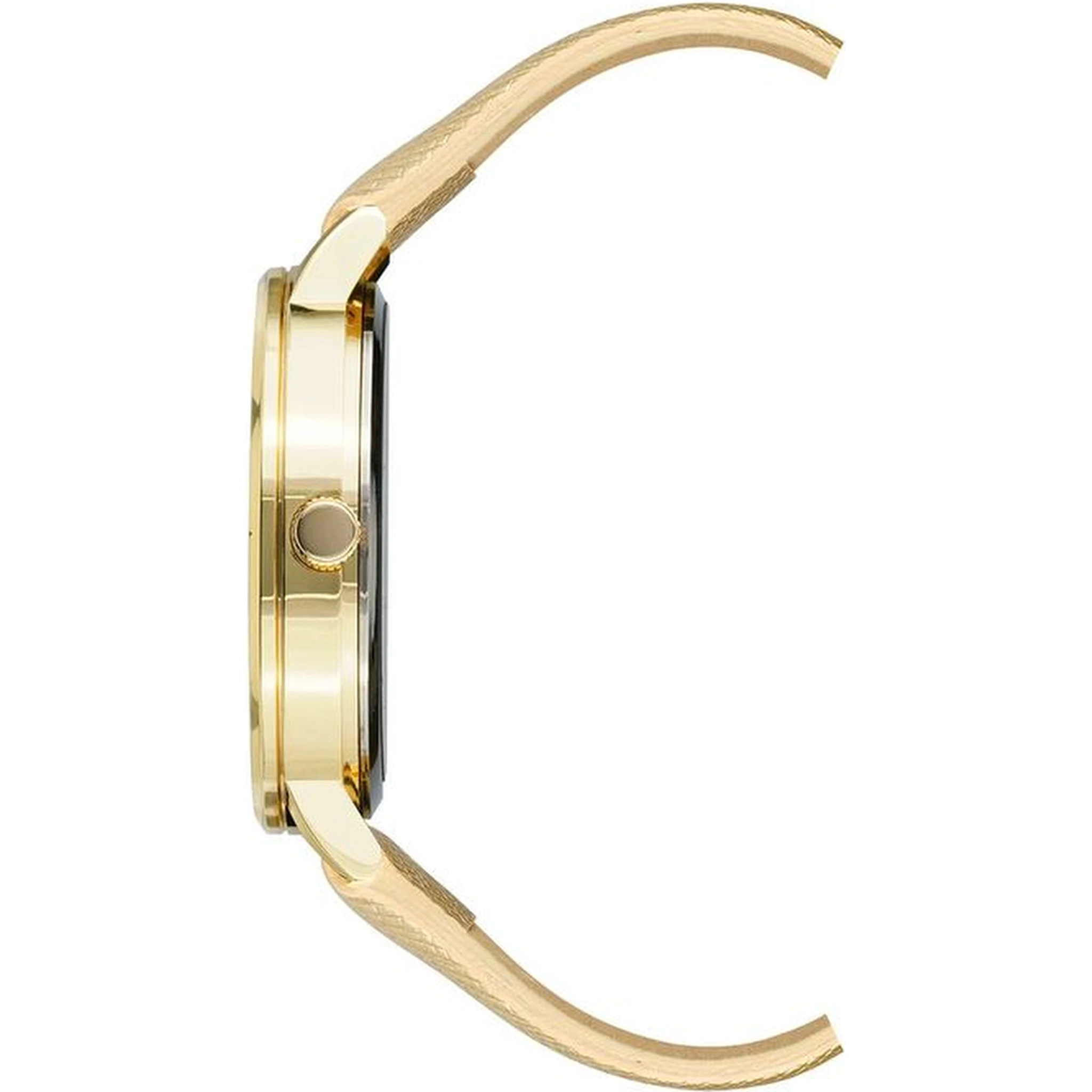 Gold Plastic Dress Watch