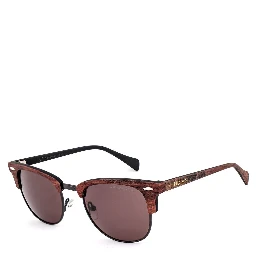Brown Metal Sunglasses