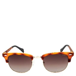 نظارات شمسية معدنية ذهبية