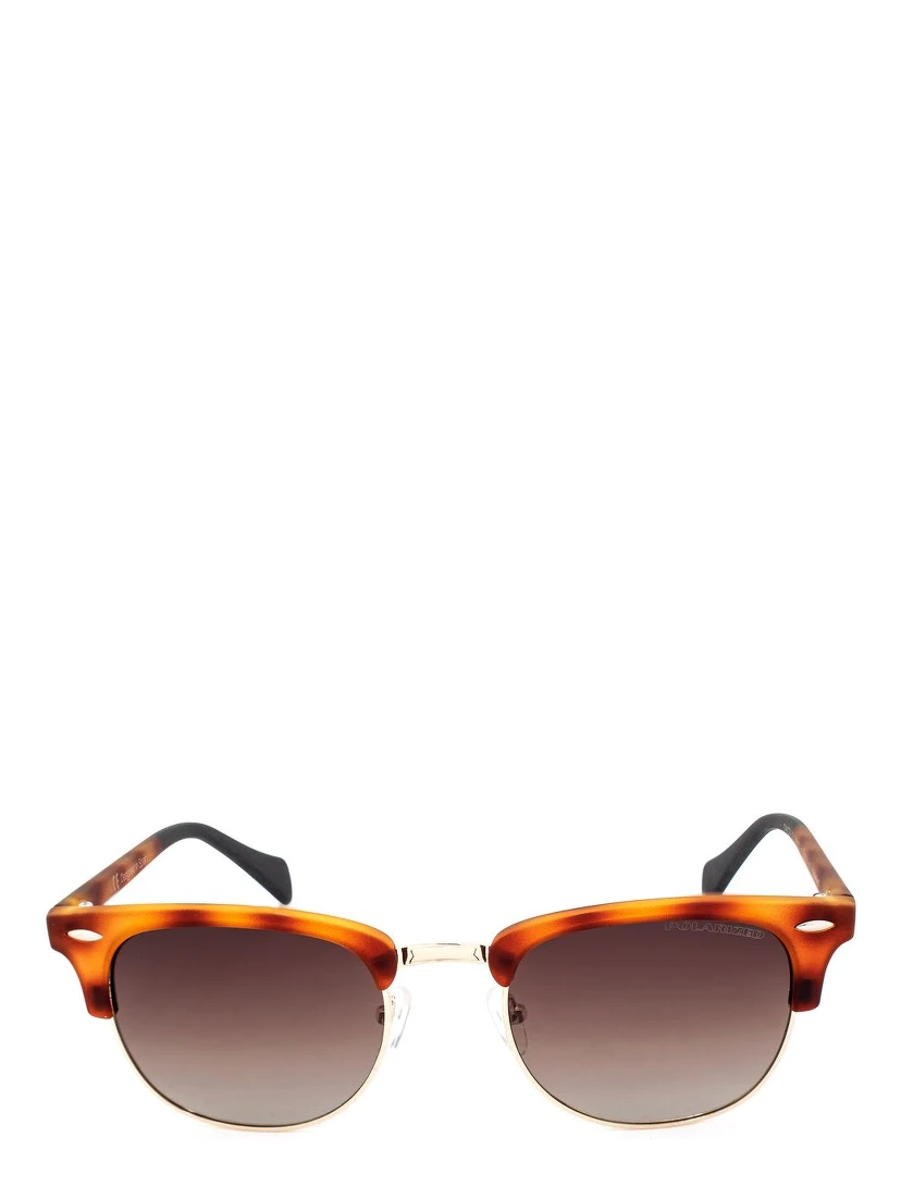 نظارات شمسية معدنية ذهبية