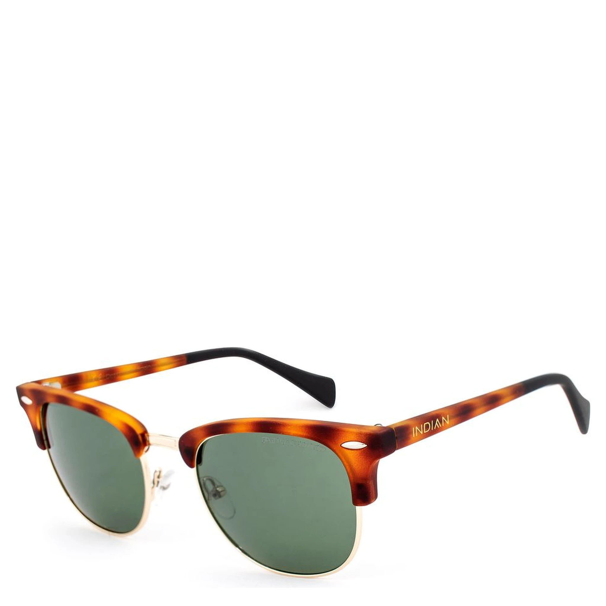 Brown Metal Sunglasses