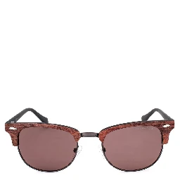 Brown Metal Sunglasses