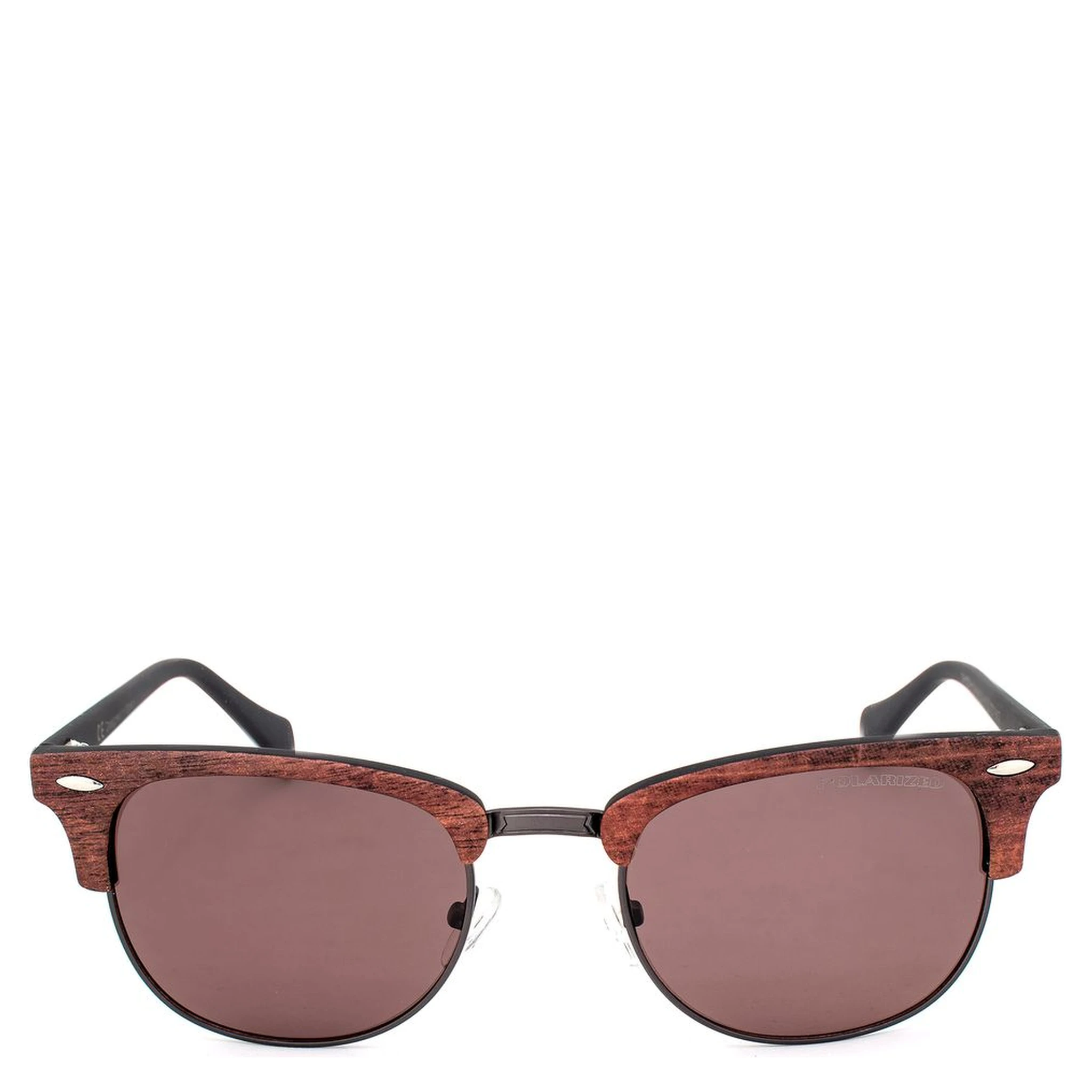 Brown Metal Sunglasses