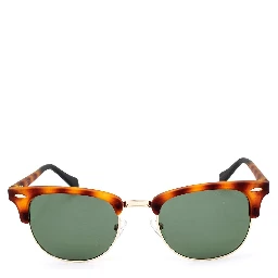 Brown Metal Sunglasses